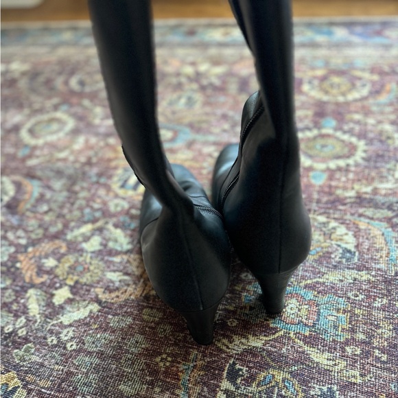 Black Knee High Boot Natural Rubber Aqua College - Picture 6 of 8